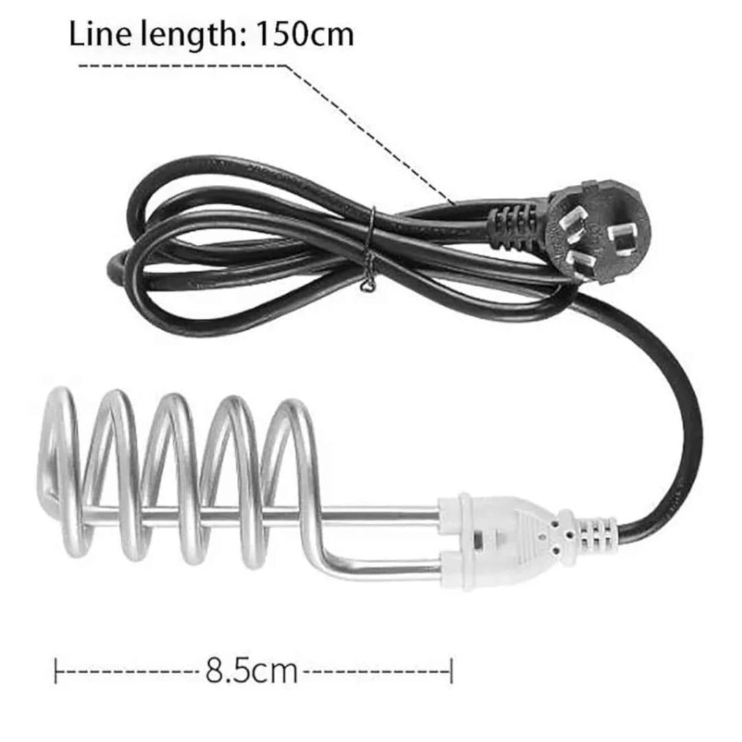 Shockproof Stainless Steel Electric Water Heating Rod 2000W – (اب کرنٹ کا خطرہ نہیں، شاک فری راڈ سے پانی گرم کریں 🔥)