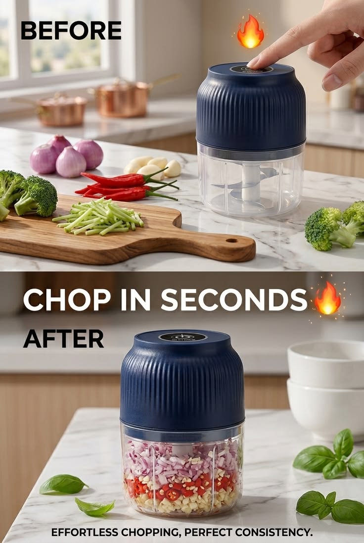 Rechargeable Mini Electric Chopper
