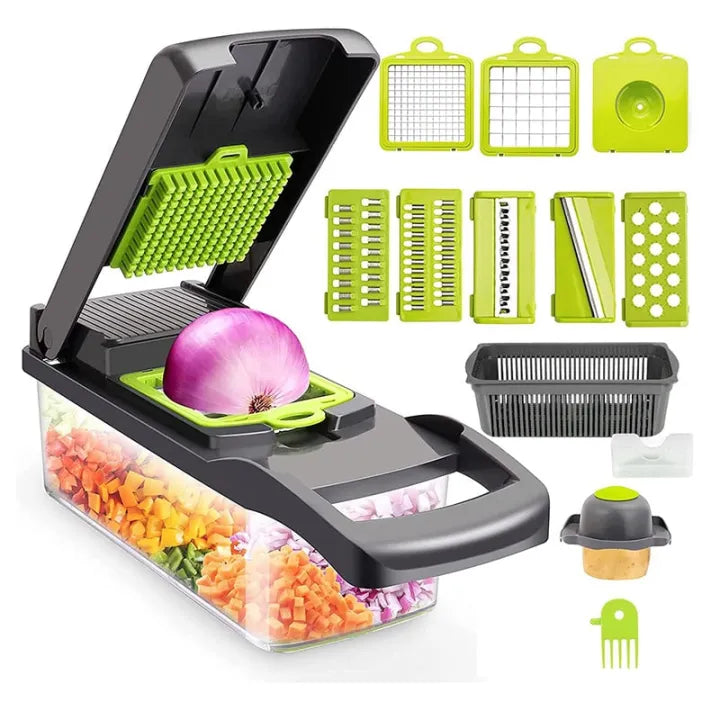 Vegetable Chopper Slicer Multifunctional 16 in 1 Food Choppers